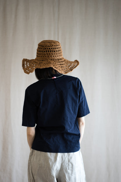 Prime Cotton Rim Regular T/Navy