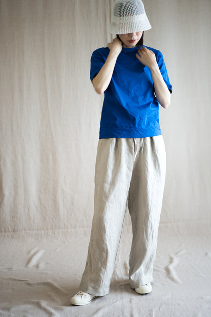 Oxford Linen Wide Pants/Ecru