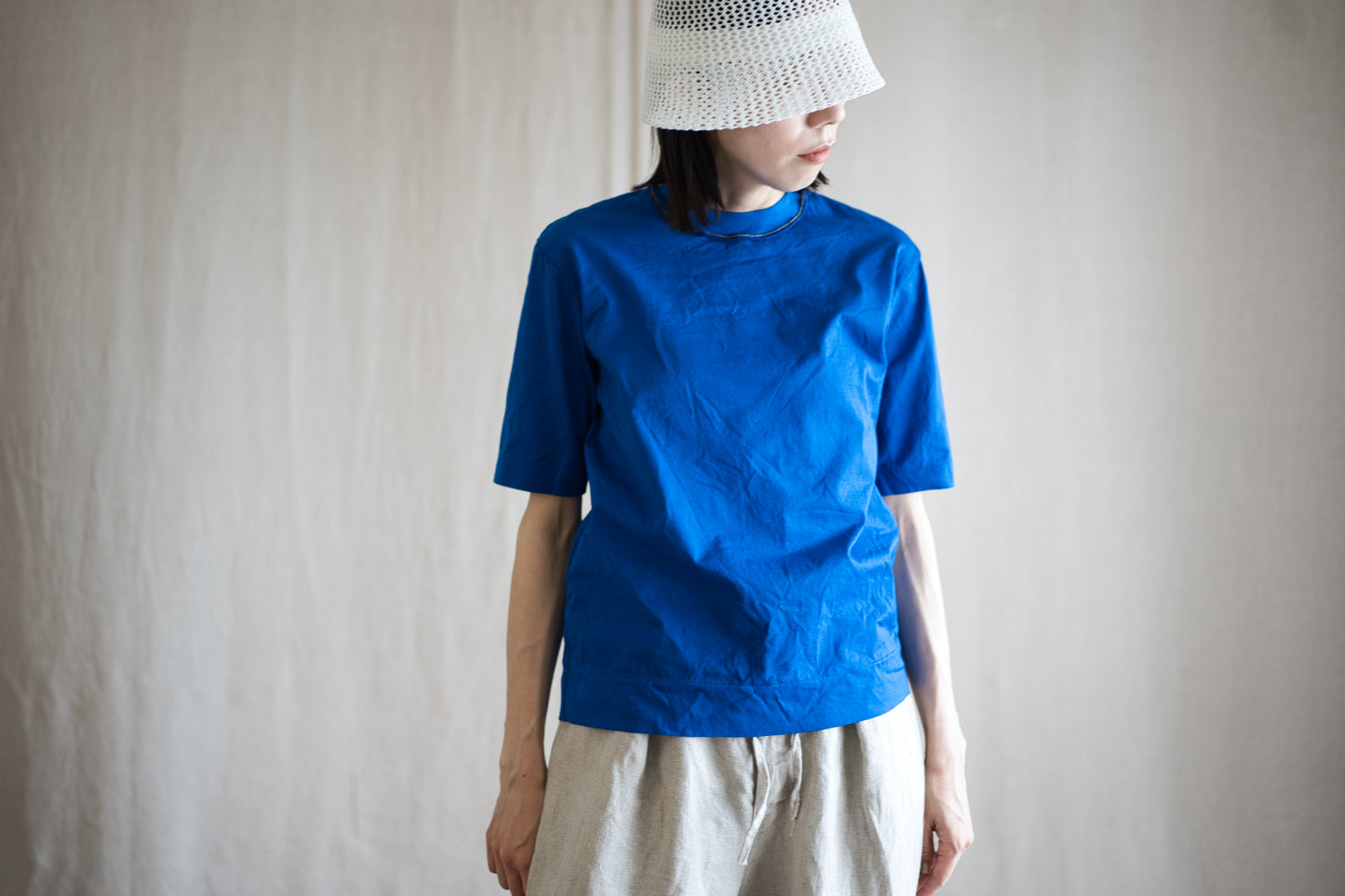 Prime Cotton Rim Regular T/Royal Blue