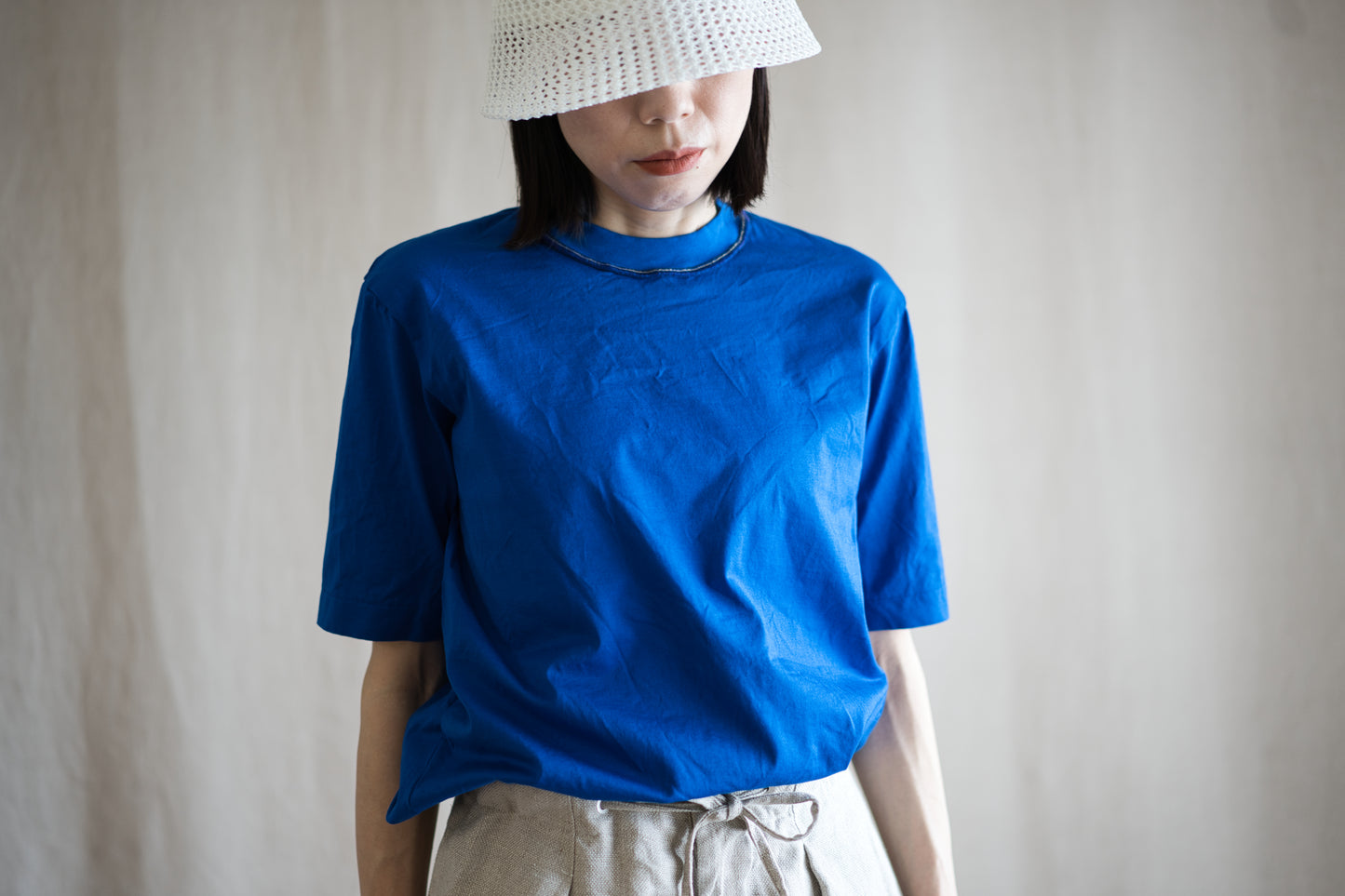 Prime Cotton Rim Regular T/Royal Blue