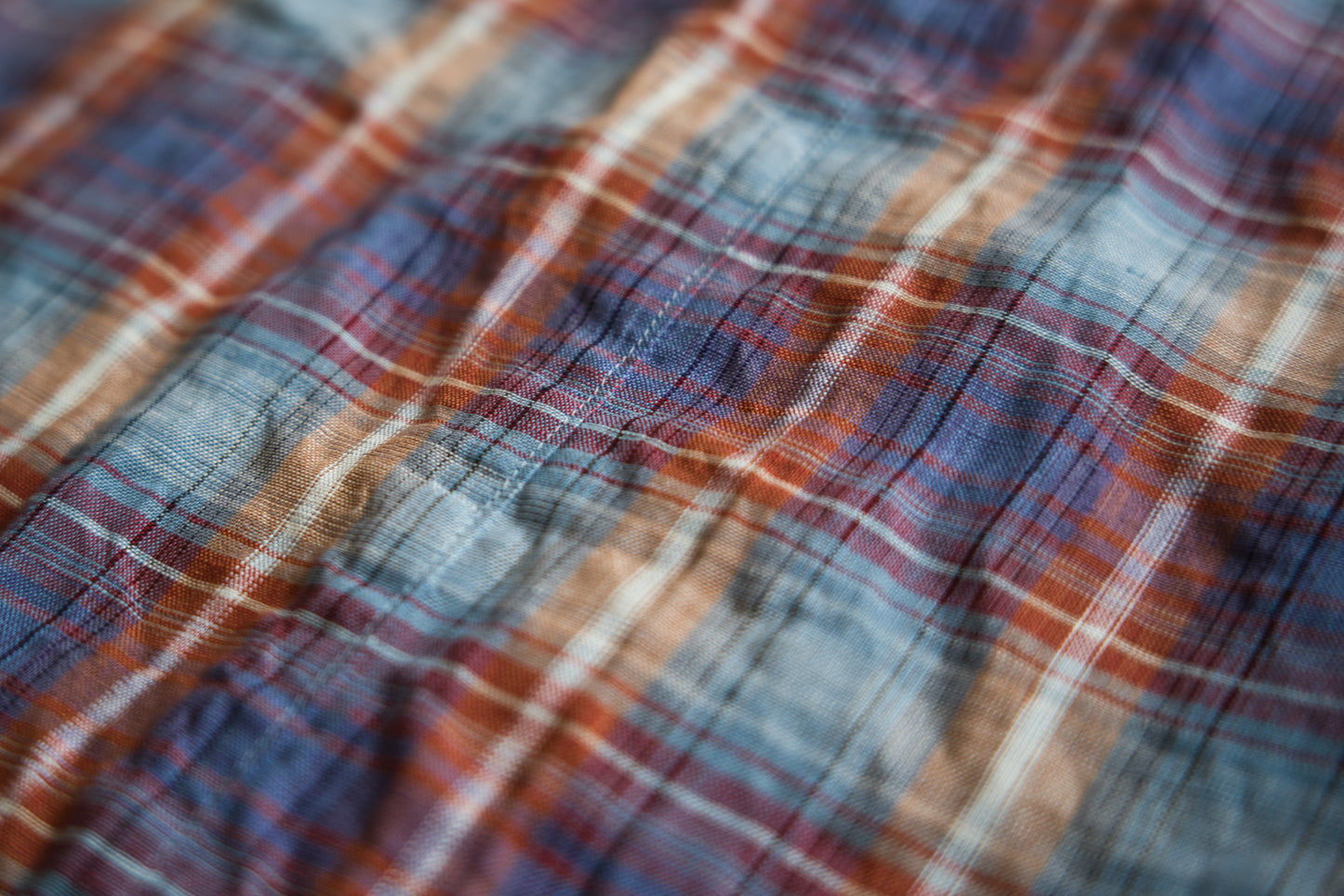 Normandy Linen Sleeveless Top/Multi Checkered