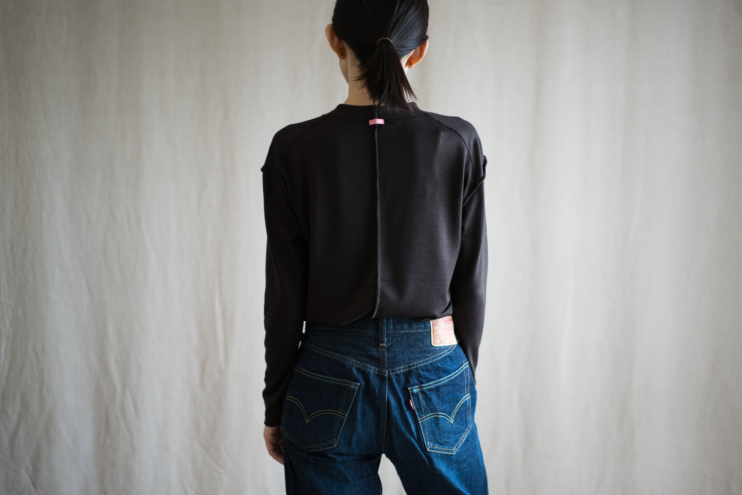 Superior Wool Out-seam TOP/Dark Chocolate