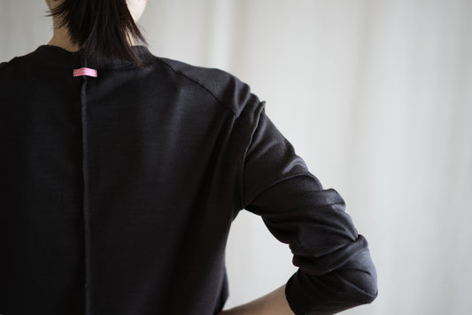 Superior Wool Out-seam TOP/Dark Chocolate
