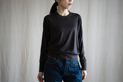 Superior Wool Crew-Neck/Dark Chocolate