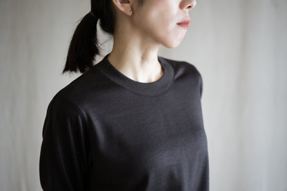 Superior Wool Crew-Neck/Dark Chocolate