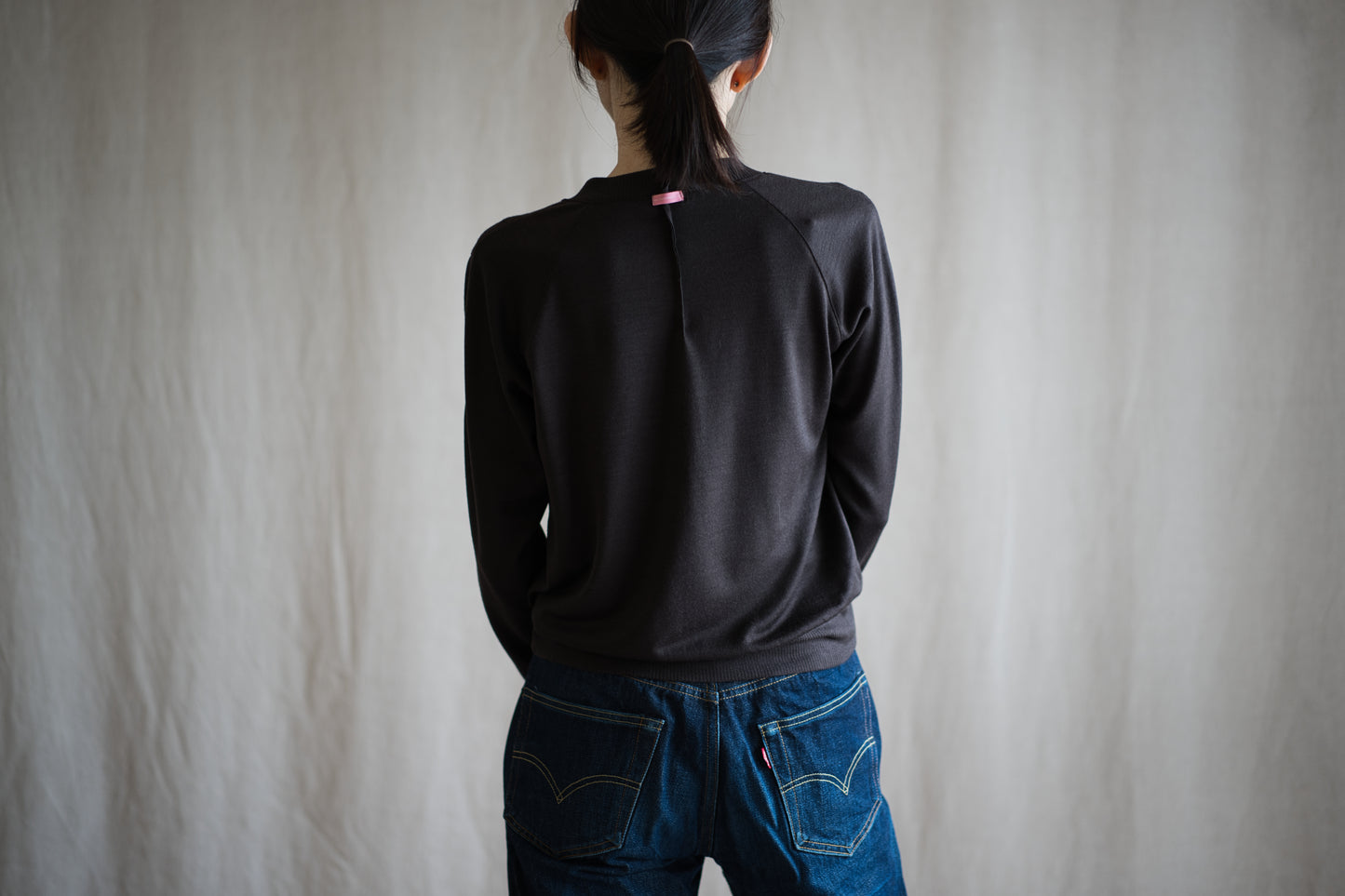 Superior Wool Crew-Neck/Dark Chocolate