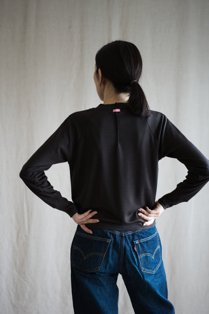 Superior Wool Crew-Neck/Dark Chocolate