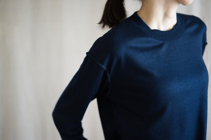 Superior Wool Out-seam TOP/Midnight Navy