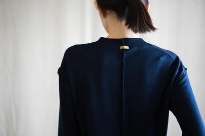 Superior Wool Out-seam TOP/Midnight Navy