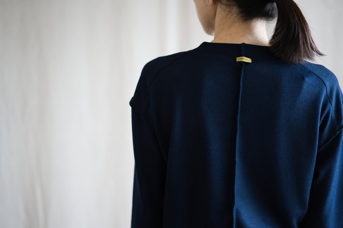 Superior Wool Out-seam TOP/Midnight Navy