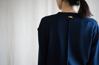 Superior Wool Out-seam TOP/Midnight Navy