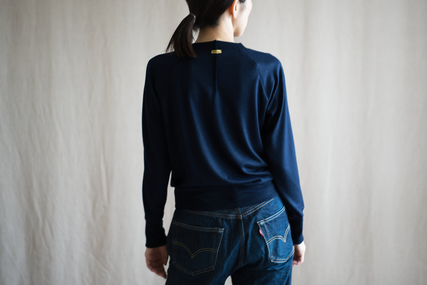 Superior Wool Crew-Neck/Midnight Navy