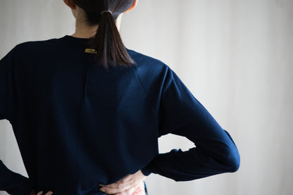 Superior Wool Crew-Neck/Midnight Navy