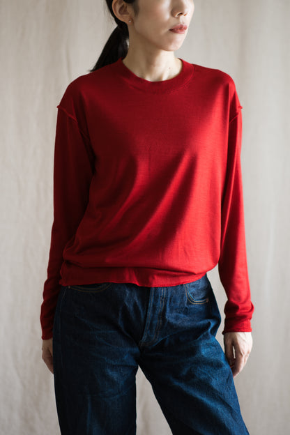Superior Wool Out-seam TOP/Fresh Red
