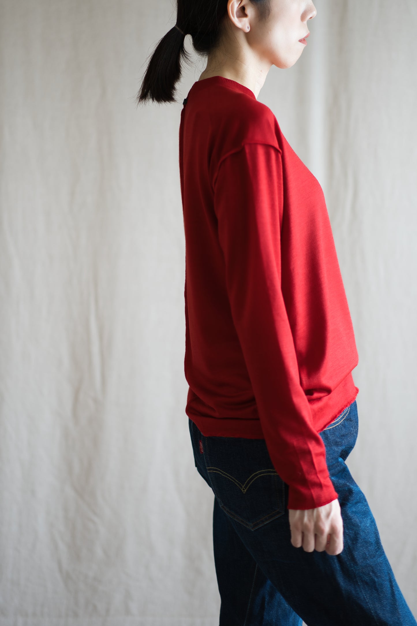 Superior Wool Out-seam TOP/Fresh Red