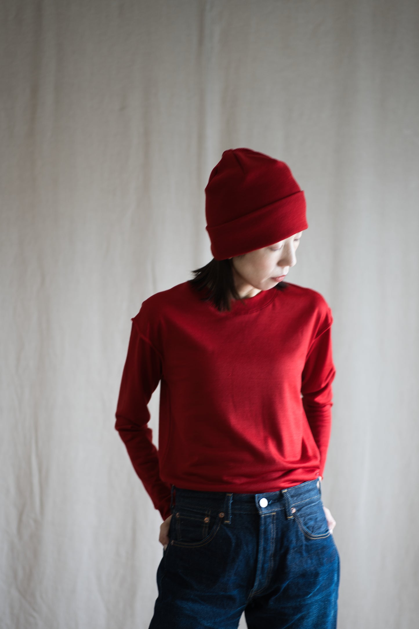 Superior Wool Out-seam TOP/Fresh Red
