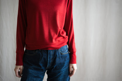 Superior Wool Crew-Neck/Fresh Red