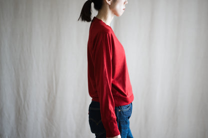 Superior Wool Crew-Neck/Fresh Red