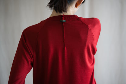 Superior Wool Crew-Neck/Fresh Red