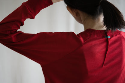 Superior Wool Crew-Neck/Fresh Red