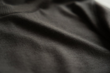 Superior Wool Crew-Neck/Dark Chocolate