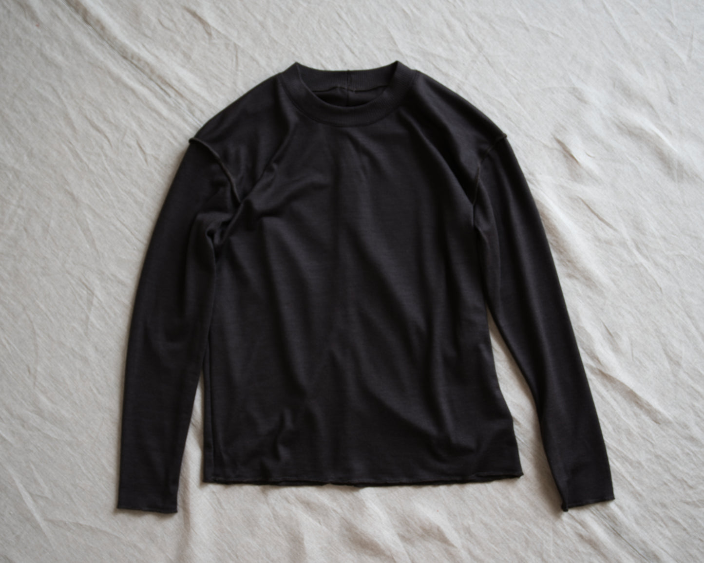 Superior Wool Out-seam TOP/Dark Chocolate