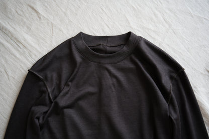Superior Wool Out-seam TOP/Dark Chocolate