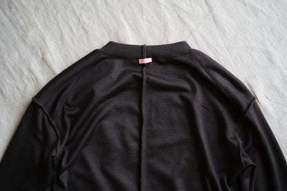 Superior Wool Out-seam TOP/Dark Chocolate