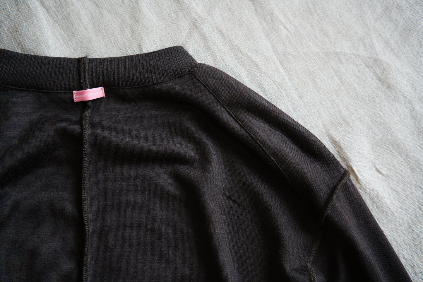 Superior Wool Out-seam TOP/Dark Chocolate