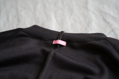 Superior Wool Out-seam TOP/Dark Chocolate