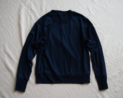 Superior Wool Crew-Neck/Midnight Navy