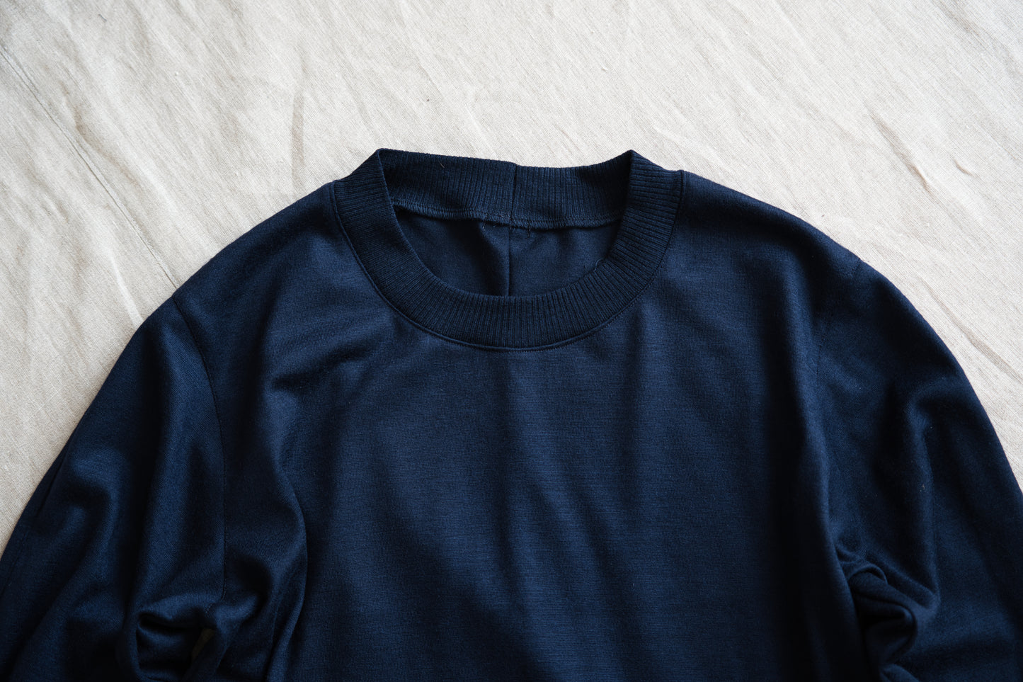 Superior Wool Crew-Neck/Midnight Navy