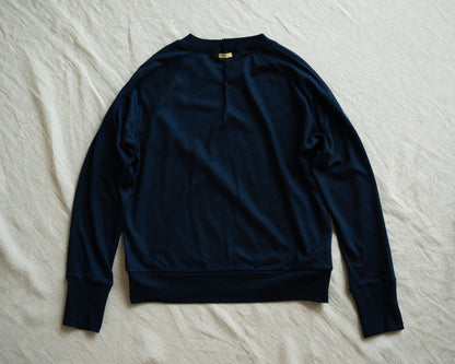Superior Wool Crew-Neck/Midnight Navy
