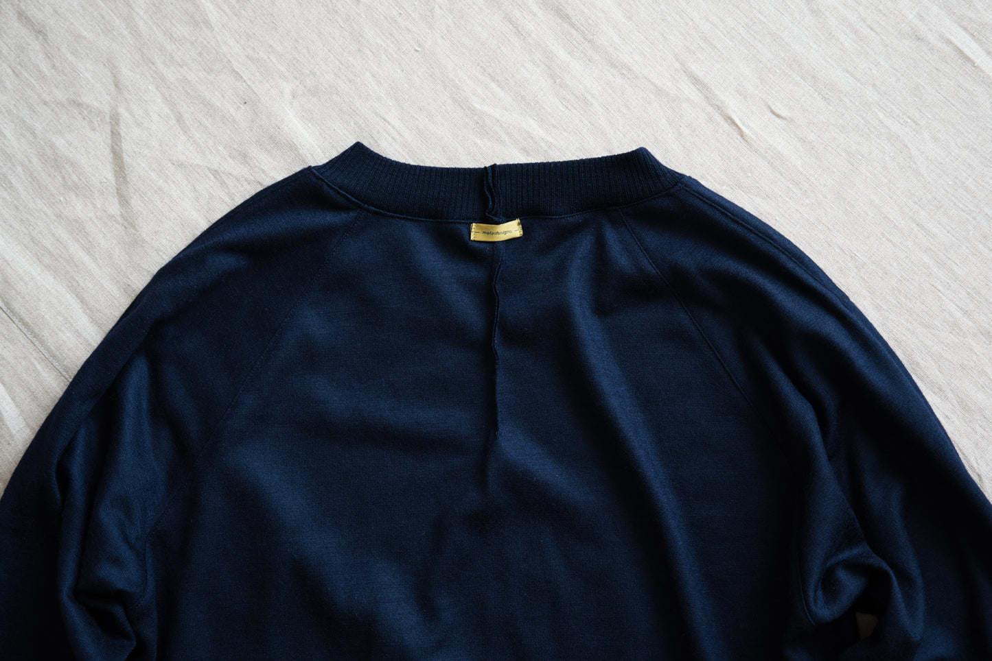 Superior Wool Crew-Neck/Midnight Navy