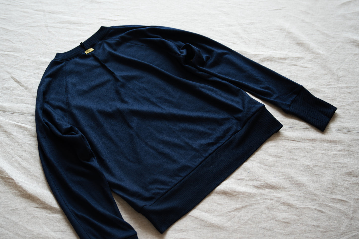 Superior Wool Crew-Neck/Midnight Navy