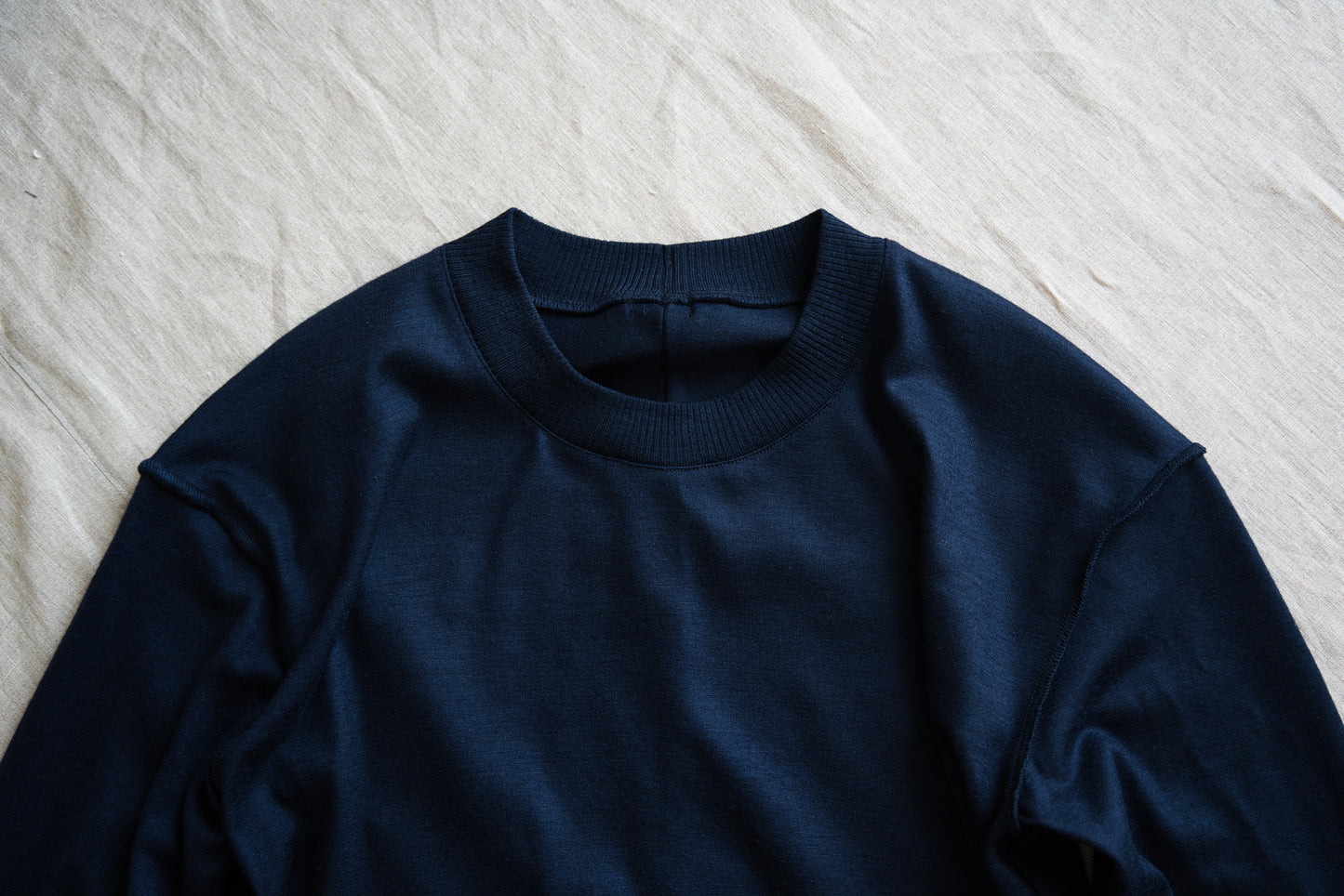 Superior Wool Out-seam TOP/Midnight Navy