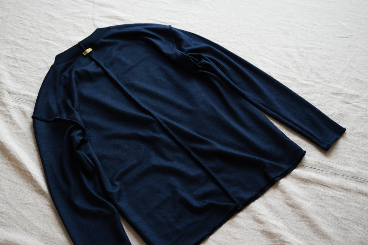 Superior Wool Out-seam TOP/Midnight Navy