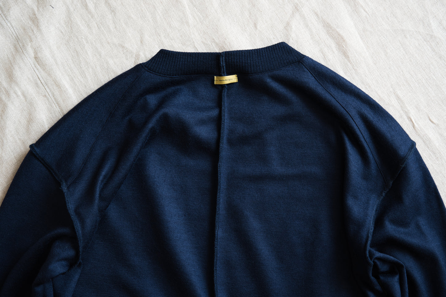 Superior Wool Out-seam TOP/Midnight Navy