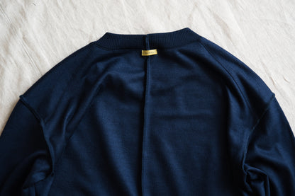 Superior Wool Out-seam TOP/Midnight Navy