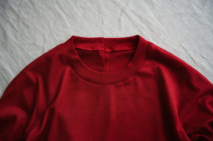 Superior Wool Crew-Neck/Fresh Red