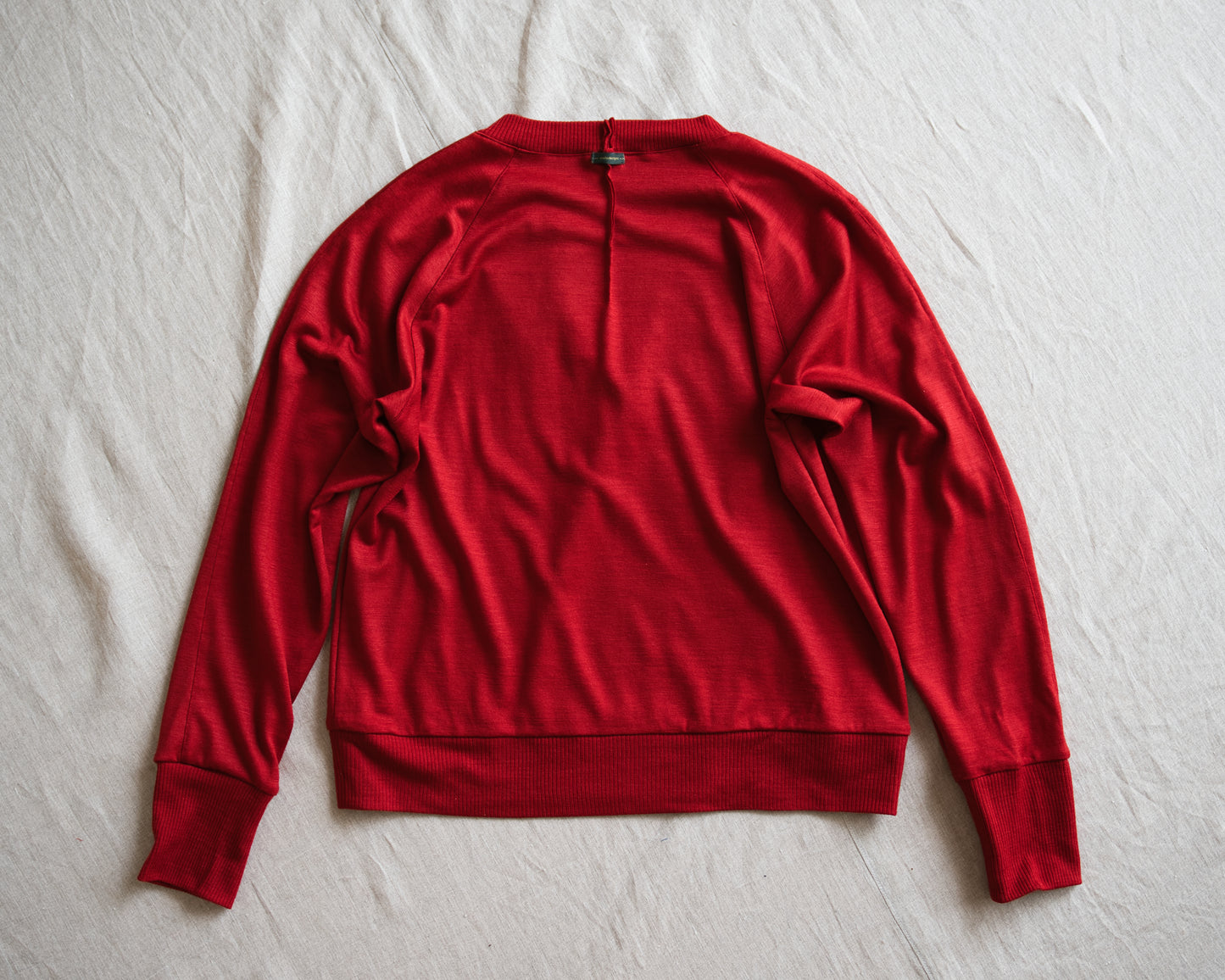 Superior Wool Crew-Neck/Fresh Red