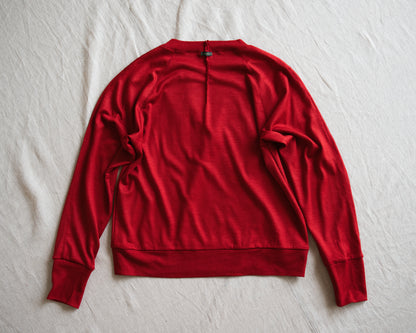 Superior Wool Crew-Neck/Fresh Red
