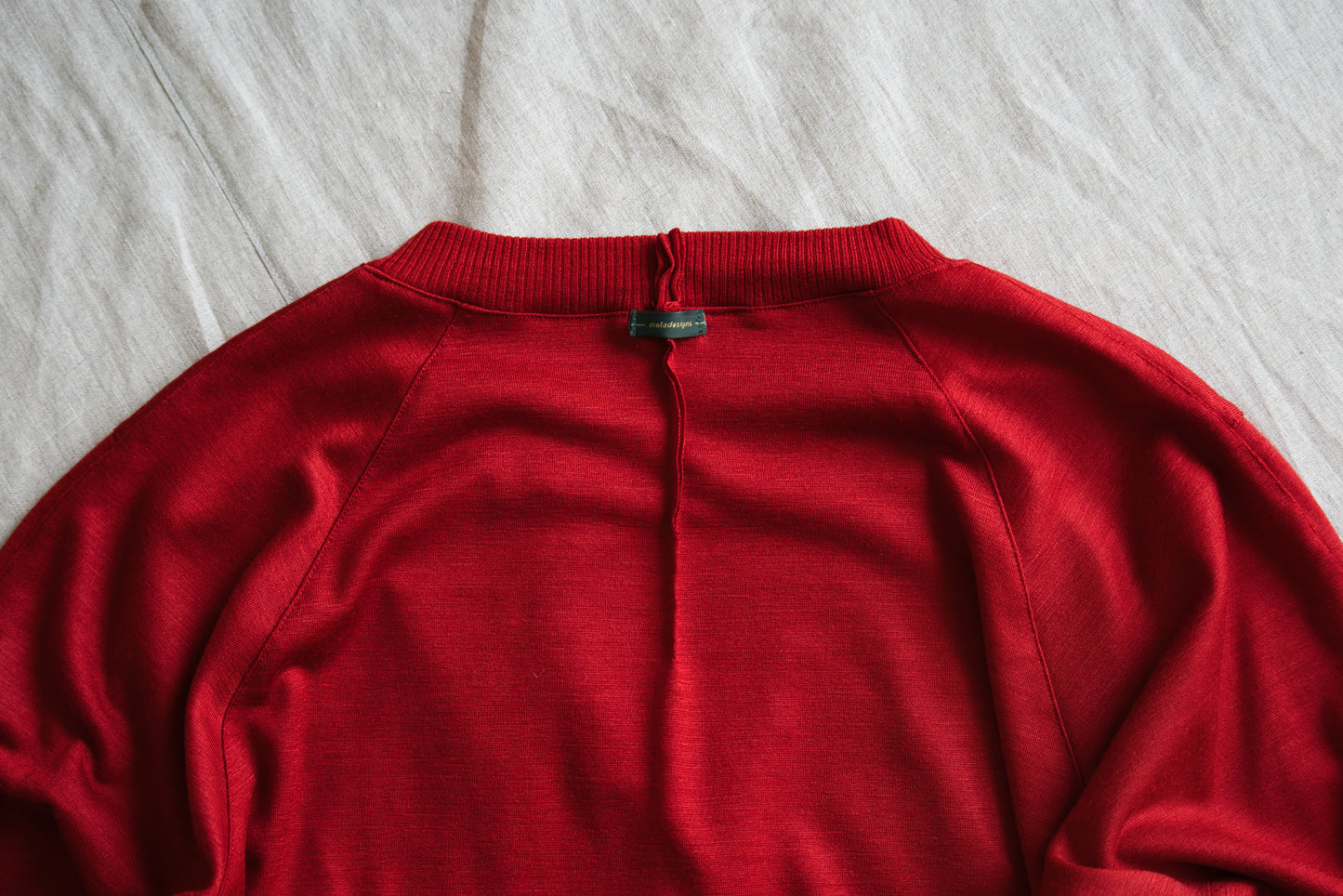 Superior Wool Crew-Neck/Fresh Red