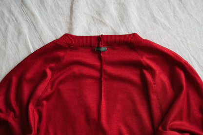 Superior Wool Crew-Neck/Fresh Red