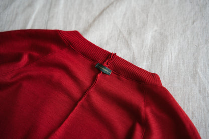 Superior Wool Crew-Neck/Fresh Red
