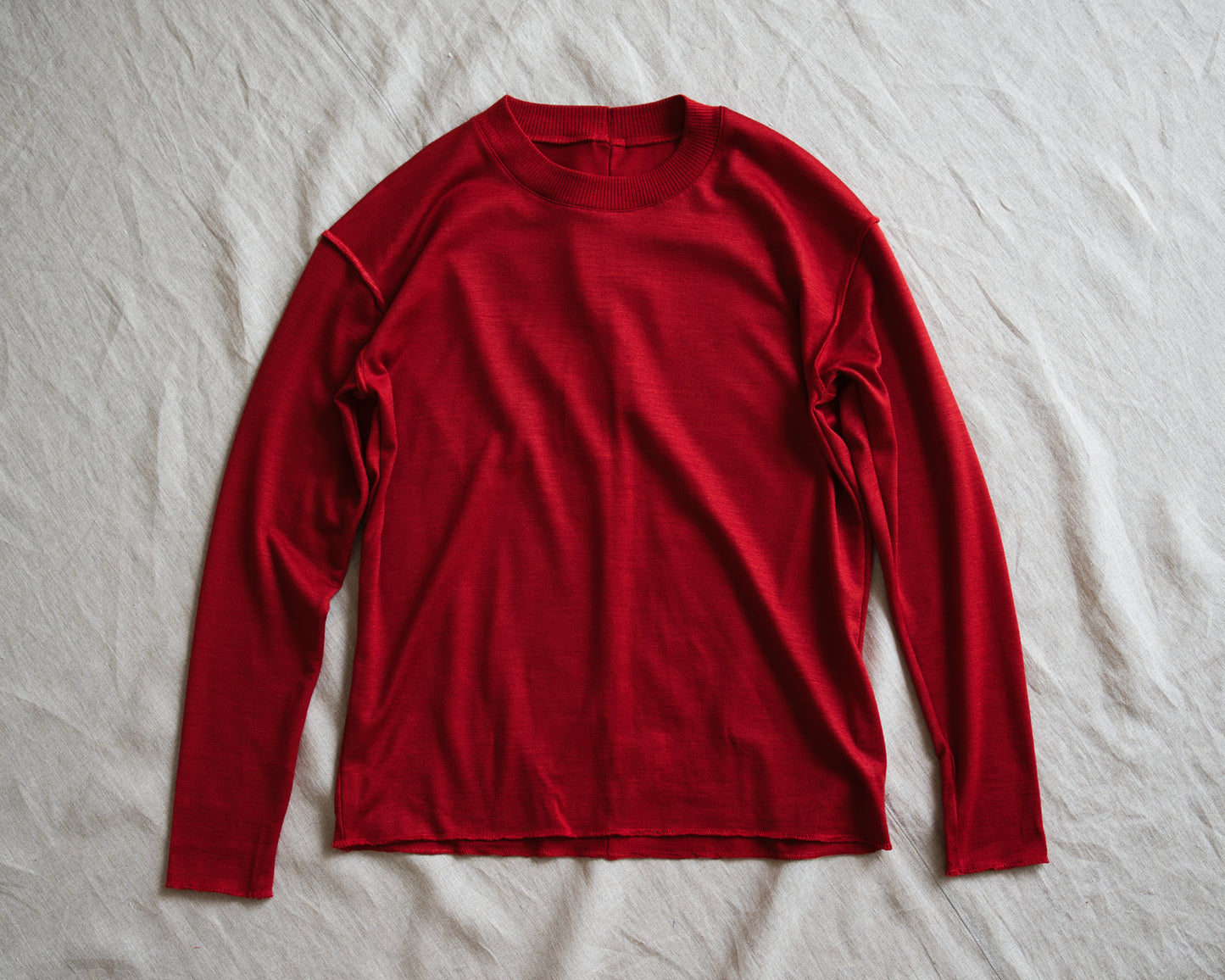 Superior Wool Out-seam TOP/Fresh Red