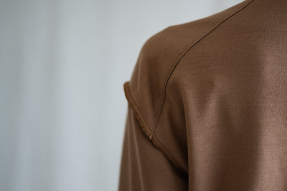 Milled Wool Out-seam TOP/Beige