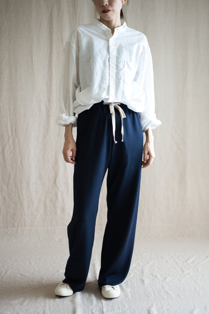 Milled Wool Pants/Night Navy