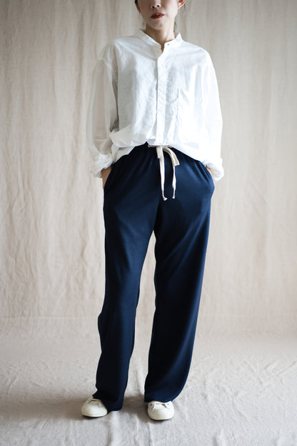 Milled Wool Pants/Night Navy