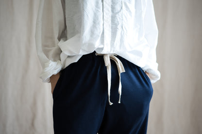 Milled Wool Pants/Night Navy